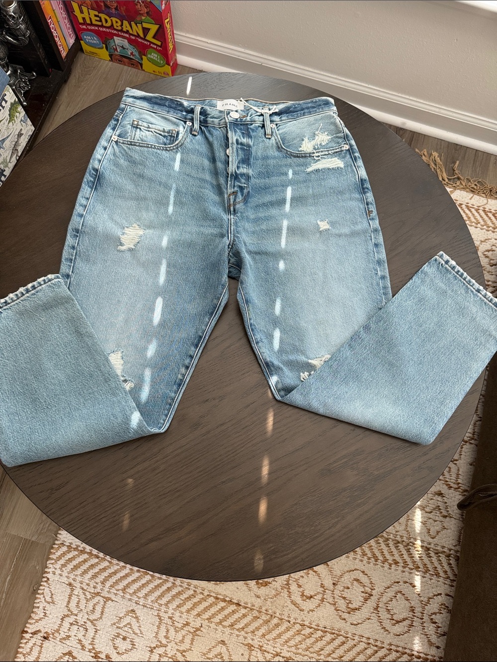 Frame Light Blue Distressed Women’s Jeans